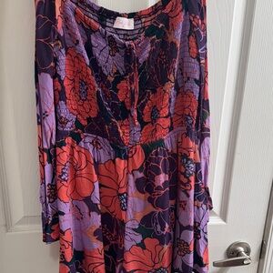 Floral Pink Lily Romper